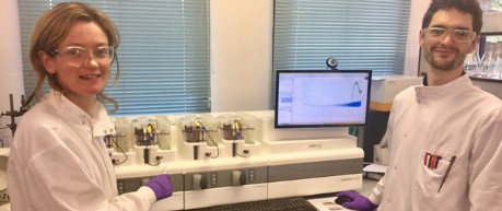 image of Ingenza staff with Sartorius 250 ambr modular system